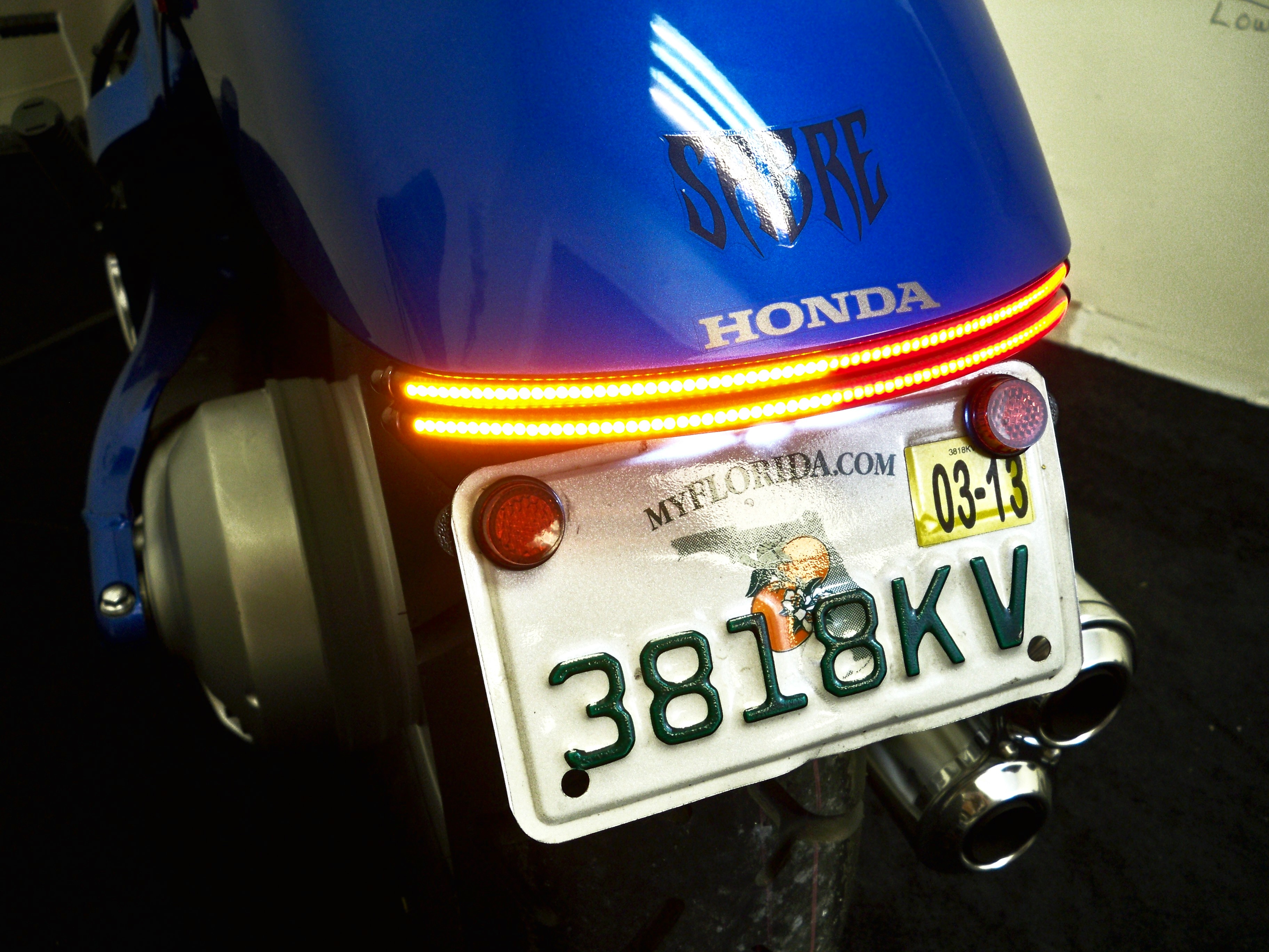 Honda fury fender eliminator #3