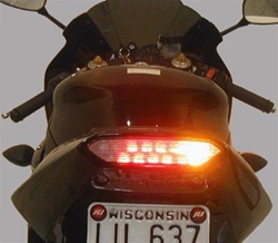 Top Zone Integrated or Sequential LED Taillight for 2002-2003