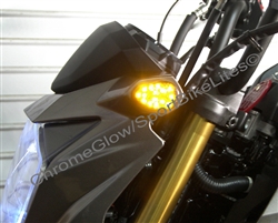 SportBikeLites front flush mount LED Turn signals for Kawasaki Z125 Pro ...